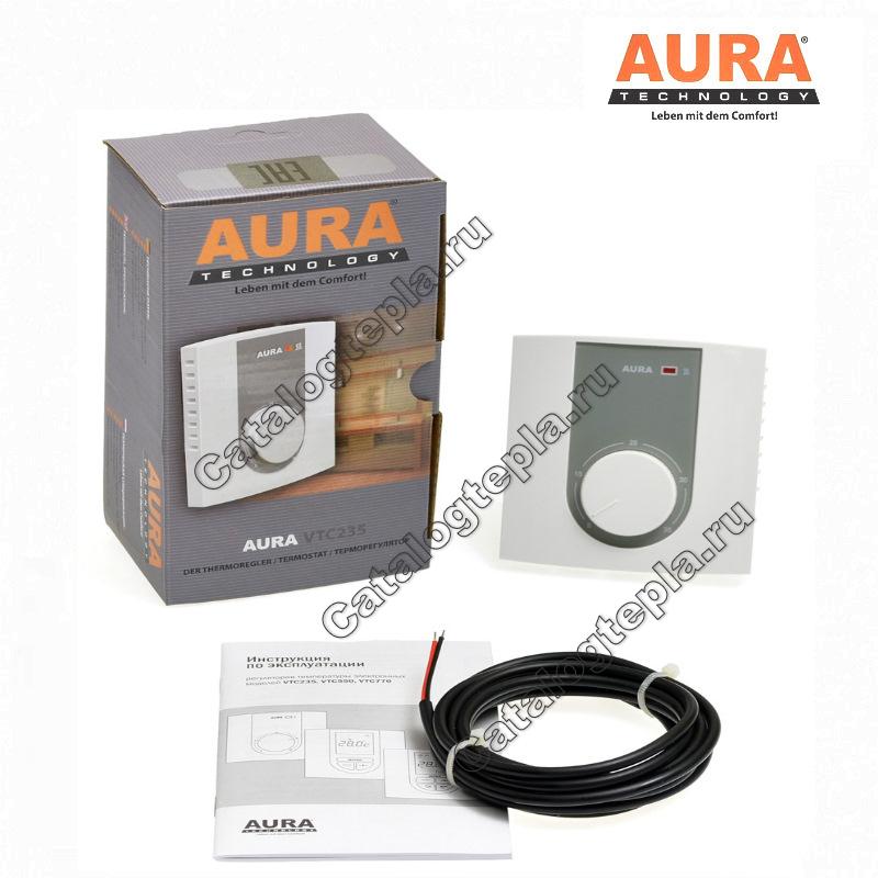 Терморегулятор AURA VTC 235 white