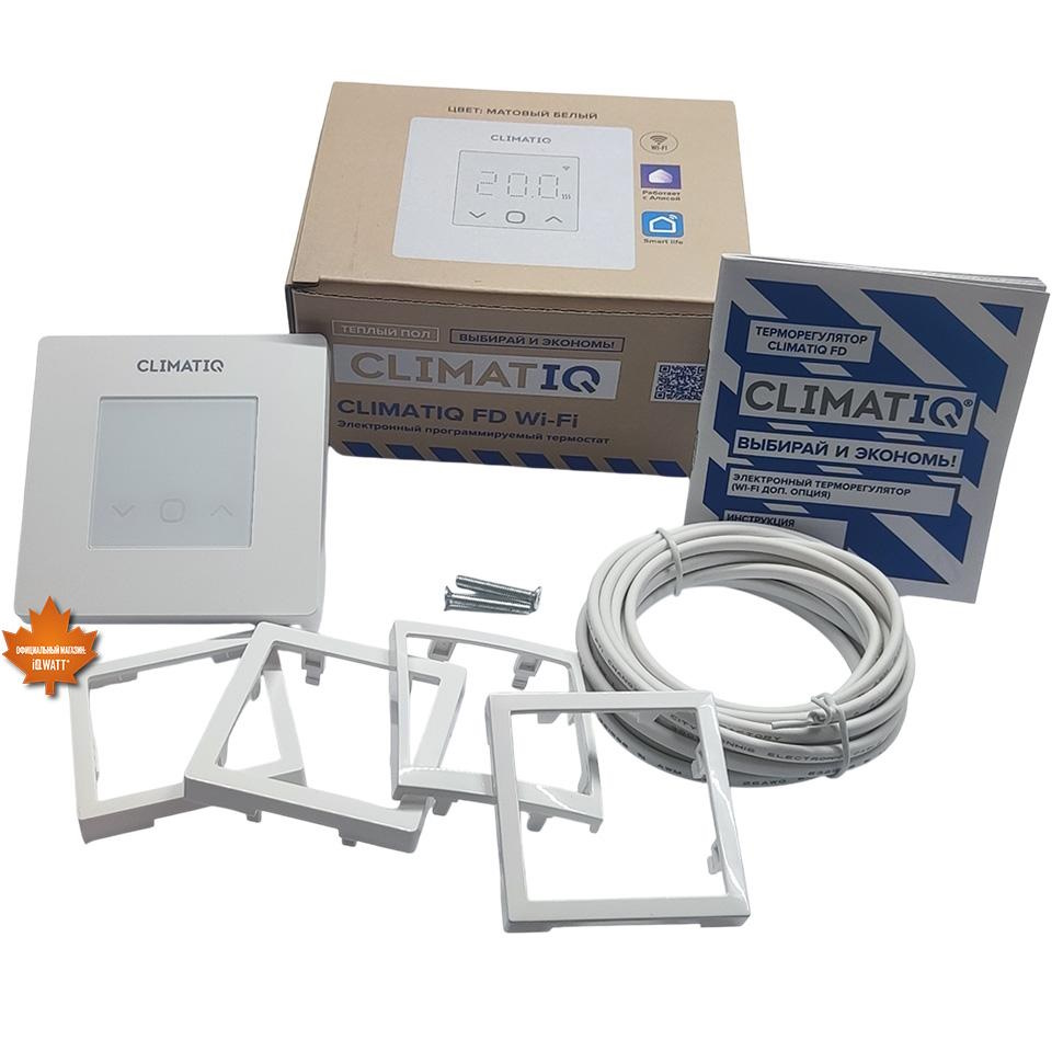 Терморегулятор CLIMATIQ FD WI-FI белый