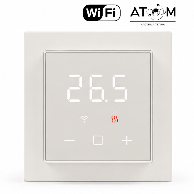 Терморегулятор ATOM Omega Wi-Fi белый