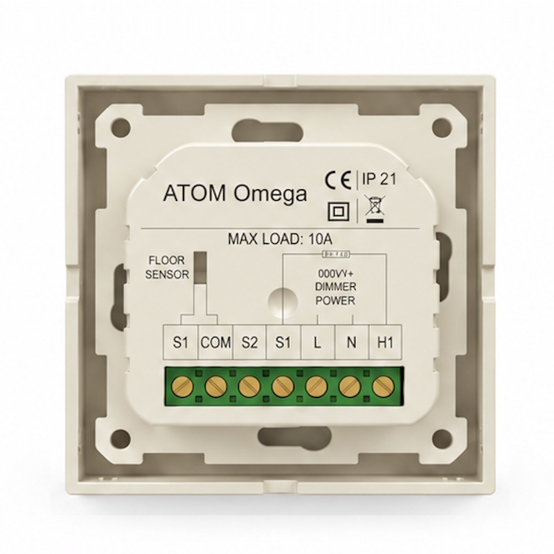 Терморегулятор ATOM Omega Wi-Fi кремовый
